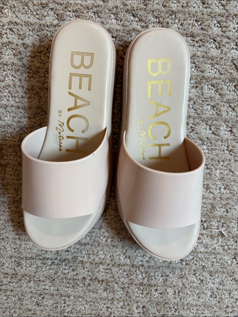 BEACH by Matisse Women's Blush Slide Mules